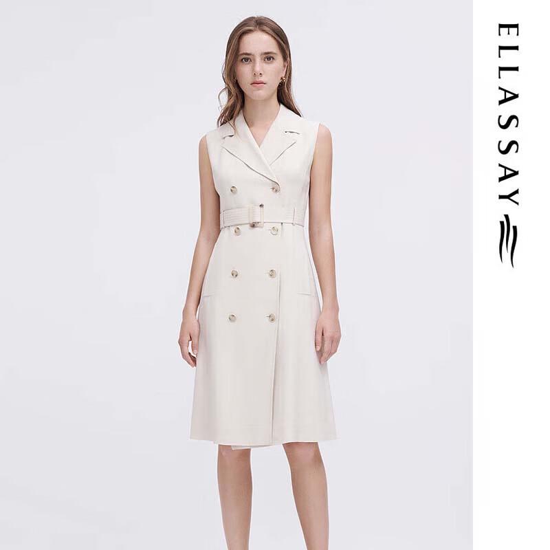 

ELLASSAY Acetate Vest A-Line Midi Dress M
