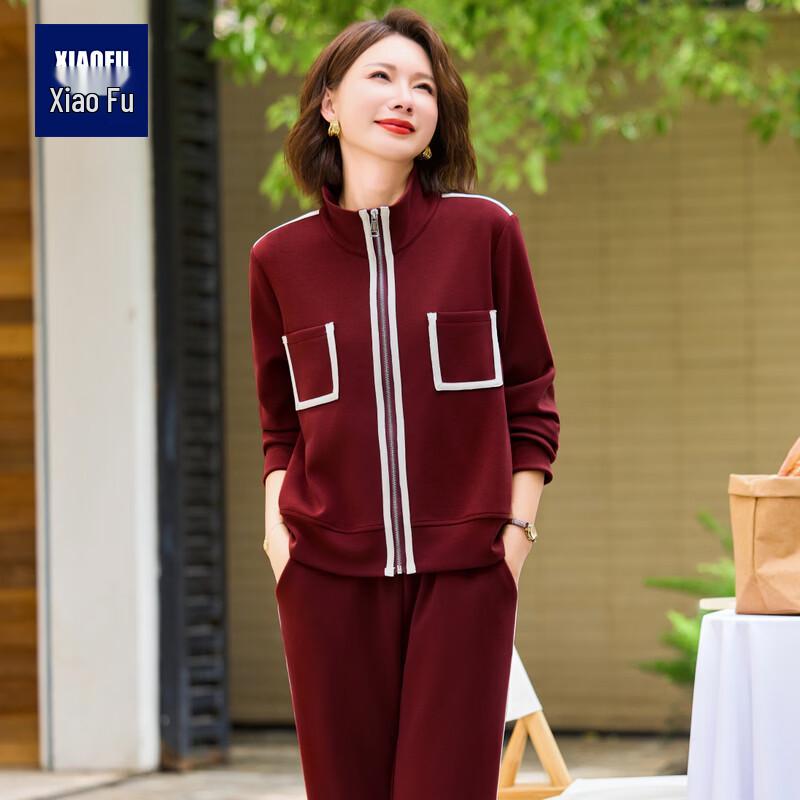 

Xiaofu Women s Mid-Aged Elegant Sportswear Set 2XL