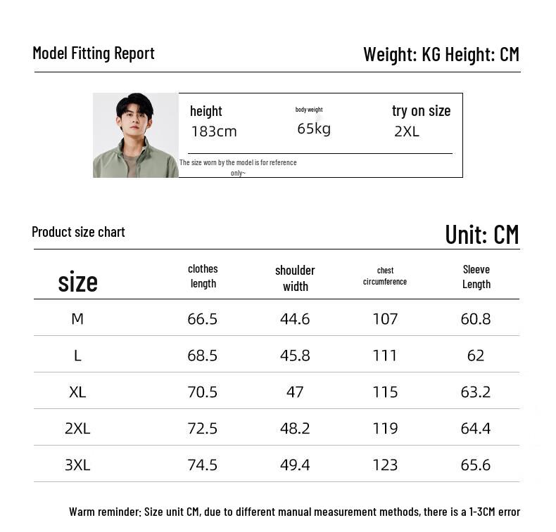 Baleno Men's 2026 Spring/Autumn Stand-Up Collar Jacket