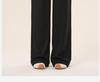 Petite Black Wide-Leg Maternity Pants - Non-Constricting for Spring & Autumn 2025