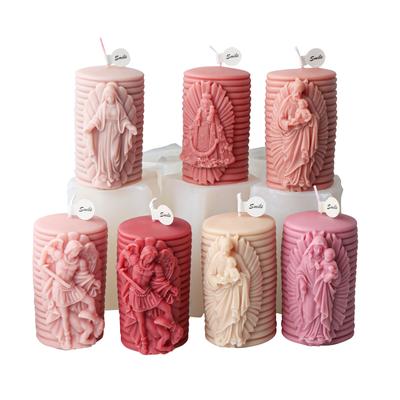 Matriță Unică din Silicon Matrițe pentru Aromaterapie Matriță pentru Lumânări din Silicon Matrițe pentru Artizanat Religios Potrivite pentru Ceremonii Religioase