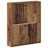 Wall Mounted Shoe Cabinet HAARLEM 71 X 17 X 86 Cm Reclaimed Wood