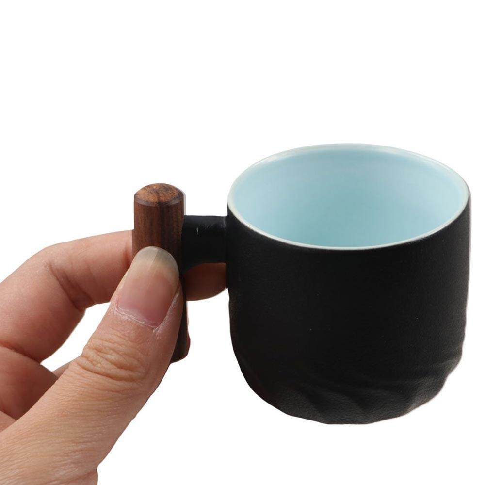 Gradient Glaze Tea Cup 60ml Water Cup Elegant Retro Ceramics Coffee Mug Birthday Gift