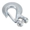 3Celsius8 Inch   Chain Hook 18000lb Load Capacity Alloy Steel Zinc Clevis Slip Hook with     for Trailer Truck Agricultural Equipment