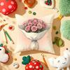 Beautiful Flowers Cushion Cover Soft Short Plush DoubleSided Printing Home Decor Machine Washable Pillow Case Gift