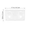 100Pcs Corner Braces for Cabinet Assembly Plastic Shelf Bracket Heavy Duty Angle Fastener Right Angle Brace Furniture Connector