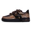 Nike Air Force 1 Galloping Into A New Journey Abrasion Resistant Low Top Skateboard Shoes Unisex Black Brown CW2288-001(Team691--)