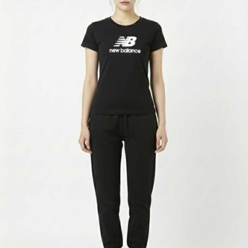 NeW Balance W SporTs EssenTial Jersey T shirT Logo