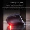INPHIC X9PRO Wireless Ergonomic Vertical Mouse Office Silent Laptop Mouse 58° Support Anti-Pinch 4-Level DPI Gray
