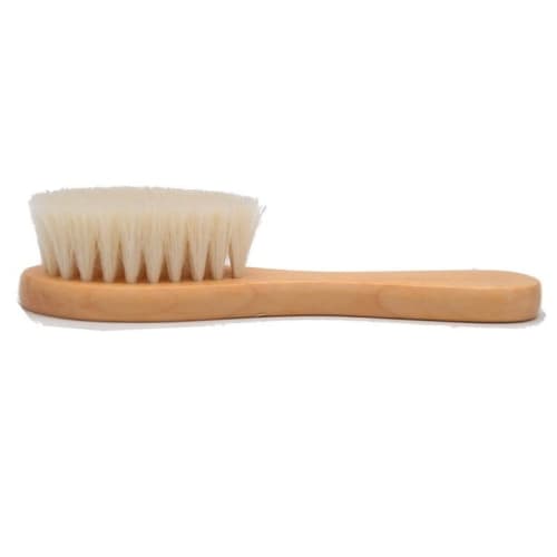 

New Baby Care Pure Natural Wool Baby Wooden Brush Comb Brush Baby Hair Brush Newborn Hair Brush Infant Comb Head Massager