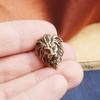 Pure Brass Lion Wealth Cloth Buckle Lion Head DIY Leather Decoration Buckle Bag Metal Buckle Accessories Wholesale