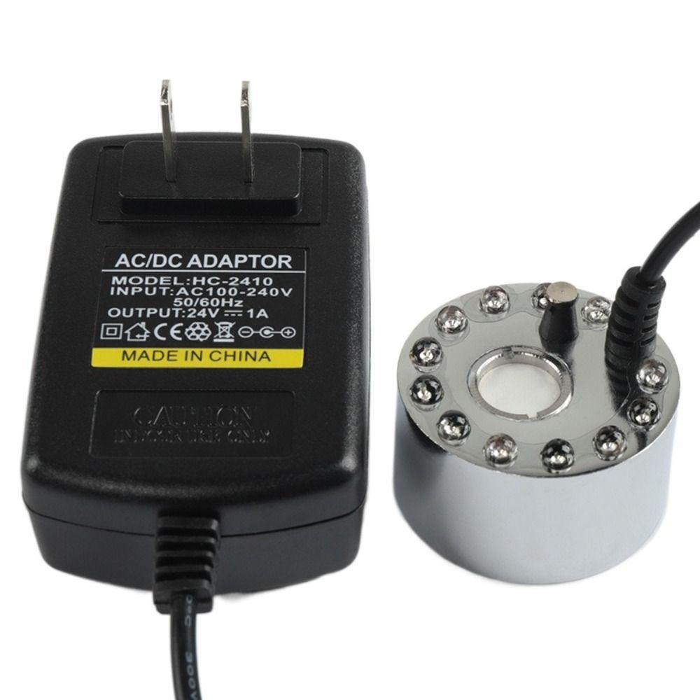 12 Lights Water Fountain Pond Fog Machine Atomizer Halloween Mist Maker Halloween Decoration