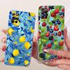 For Realme C17 Case RMX2101 Popular Flower Transparent TPU Silicone Cover For Realme 7i RMX2103 Funda RealmeC17 C 17 Phone Shell