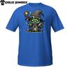 Zombie Wizard Shirt – Undead Sorcerer with Glowing Staff Halloween Tee