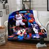 Tune Squad Basketball Legends Throw Customizable Blanket Customize Your Name Soft Cozy Great For Sofa Couch Office Bed Picnics Four Seasons