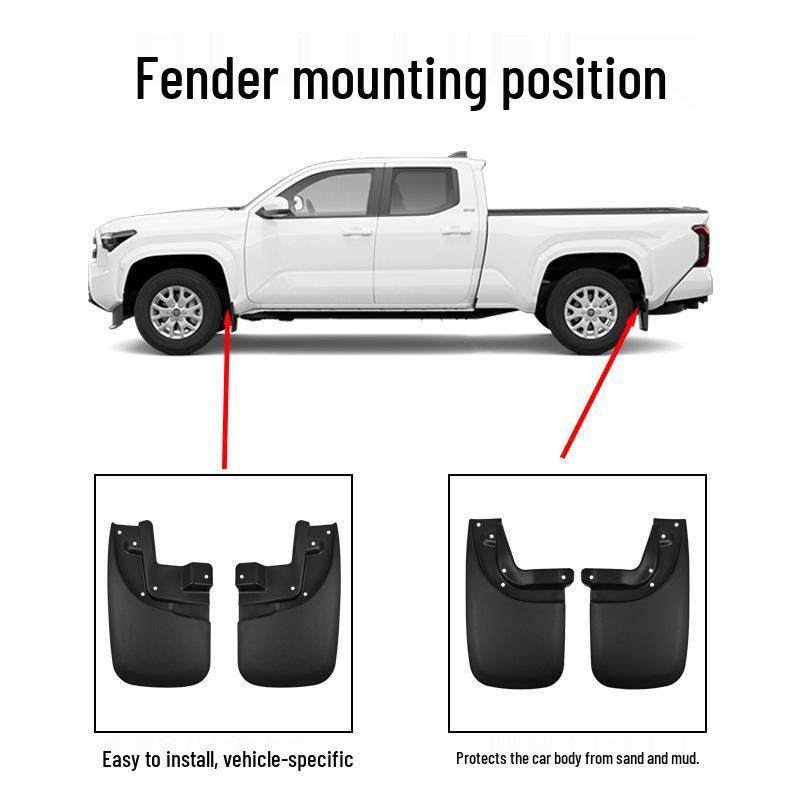 Mud Flap Fender for 2005-2015 Toyota Tacoma