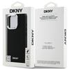 Dkny Dkhmp16Xpscmclk Iphone 16 Pro Max6.9 Czarny/Black Hardcase Gładkie Srebrne Logo Magsafe