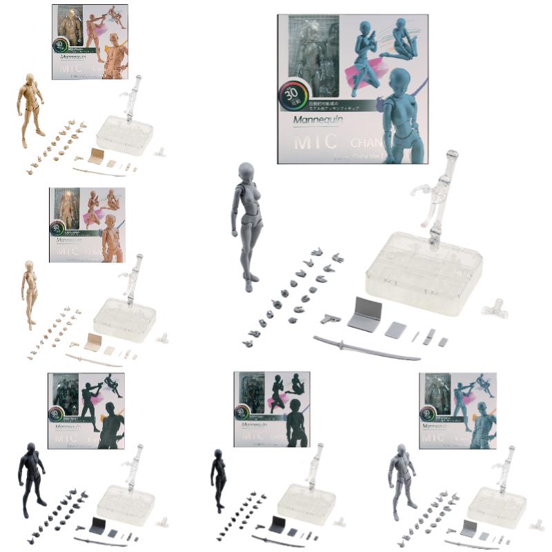Action Figure Drawing Model Artists Gift Abs Human Mannequin Kit Men Bjd Women