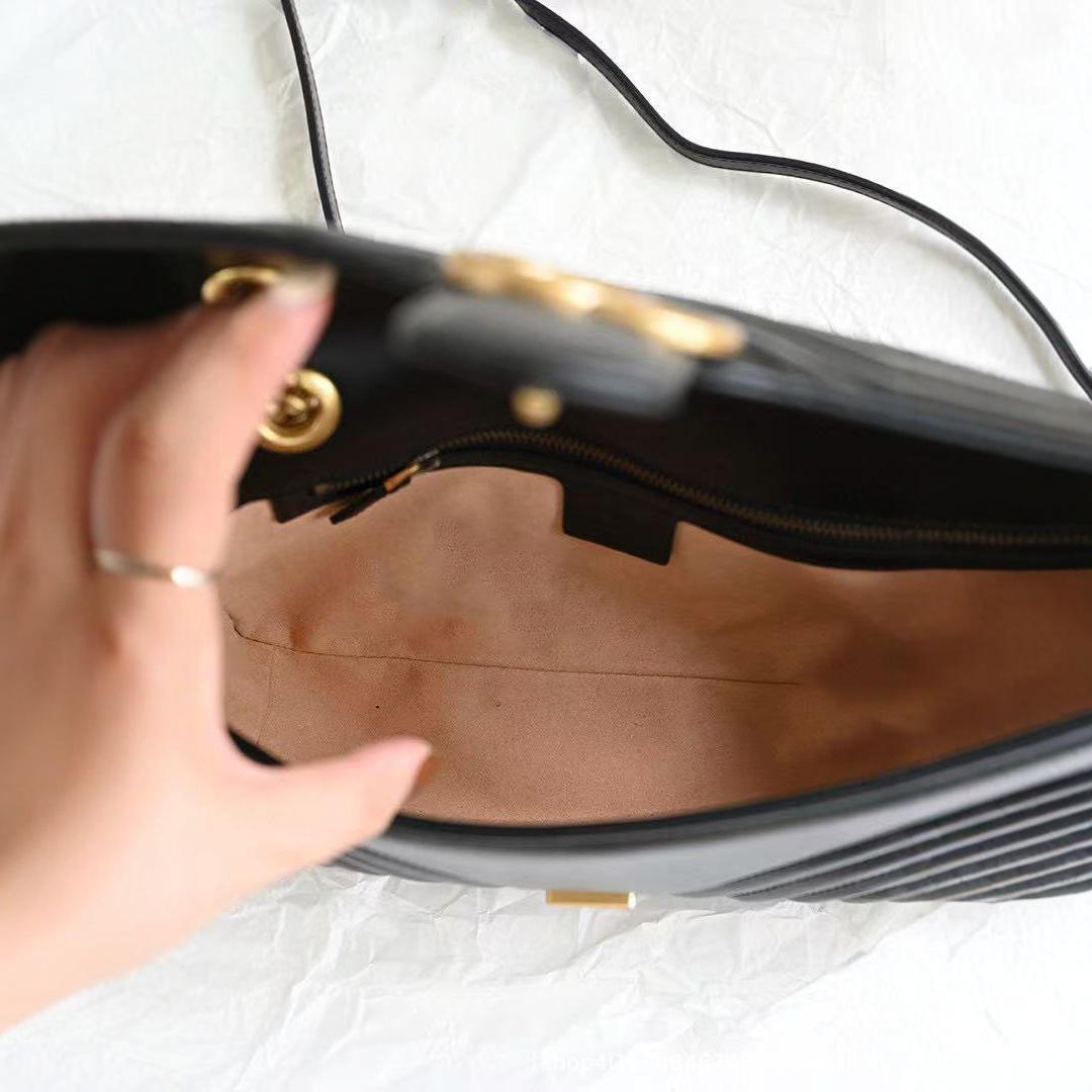 

Сумка женская кроссбоди G Home Marmont Heart Saddle & Dionysus Chain Ripple Red