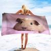 Meerschweinchen Super Weiches Strand-Schnelltrocknendes Badetuch Großes Saugfähiges Handtuch-Decke Geeignet für Outdoor-Reisen Camping Schwimmen