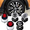 4PCS 54/56/58/60mm Car Wheel Center Hub Caps Tire Rim Covers Auto Accessories For Suzuki SX4  Gsxr 600 Wagon Baleno Ignis Vitara