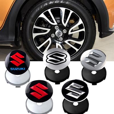 4 Stück 54/56/58/60mm Auto Radnabenkappen Reifenfelgenabdeckungen Auto Zubehör für Suzuki SX4 Gsxr 600 Kombi Baleno Ignis Vitara