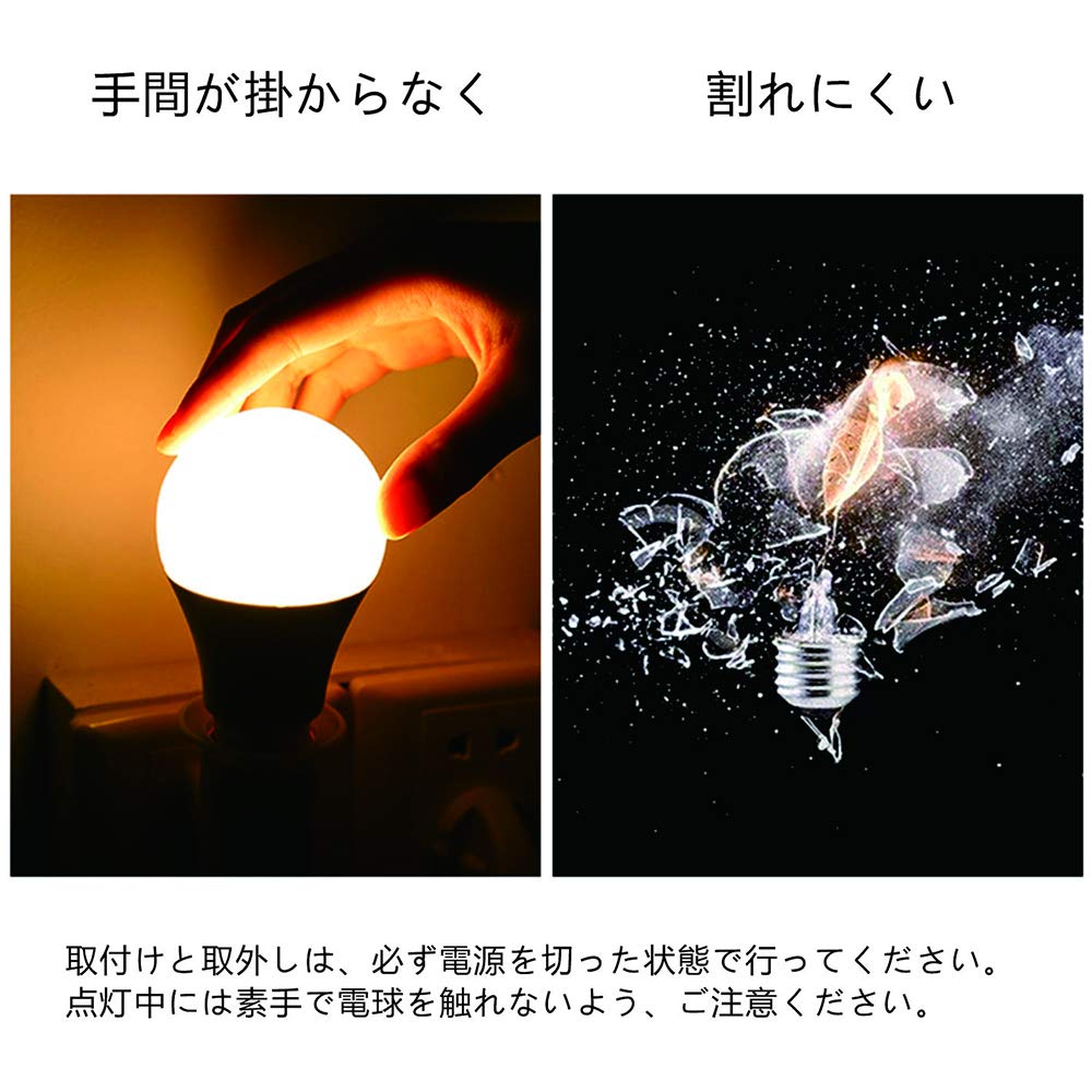 LED light bulb, E26 base, 26mm diameter, wide beam angle, equivalent to 100W incandescent bulb, 1520 lumens (13.5W), suitable for enclosed fixtures,