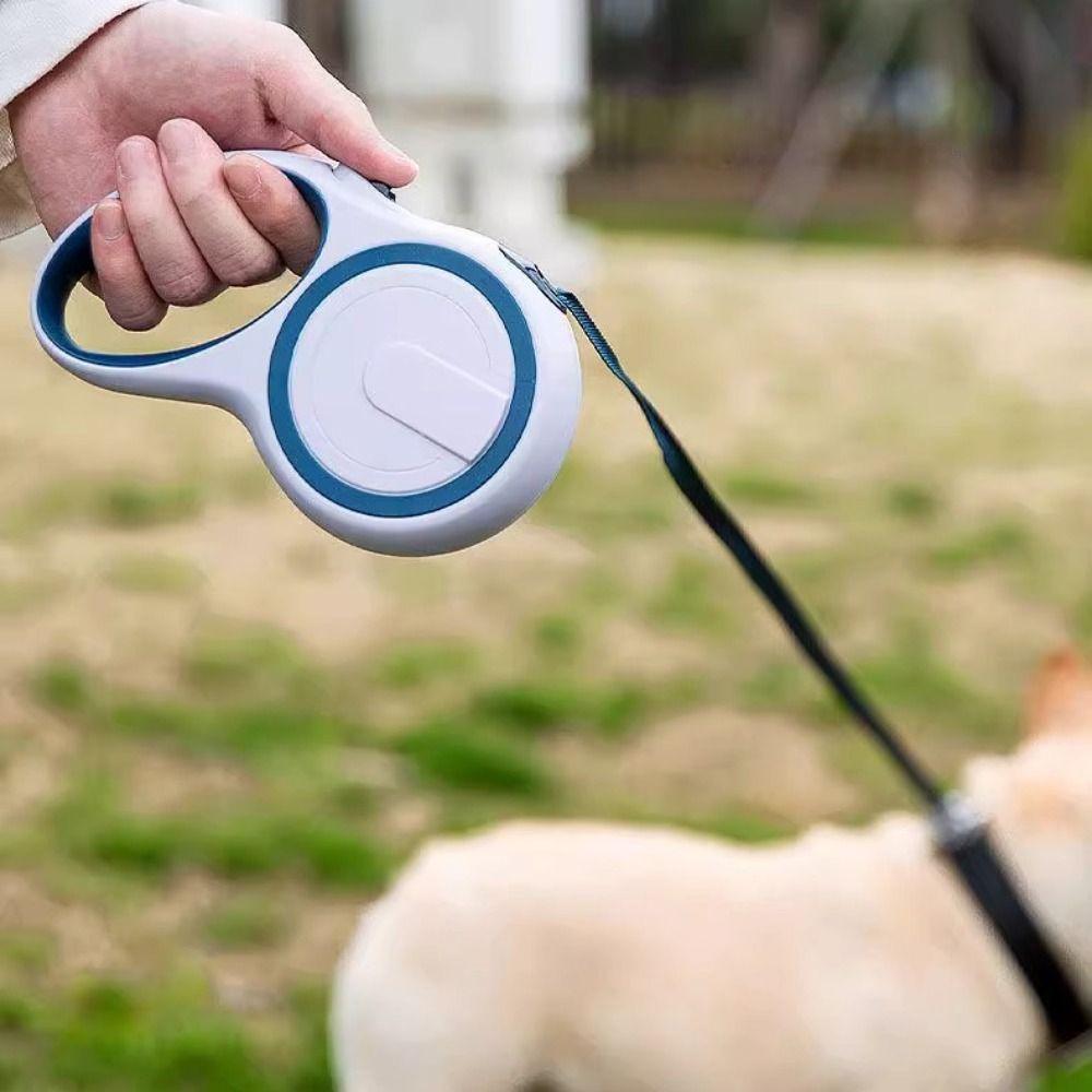 Wear-resistant Retractable Dog Leash Anti-bite Dog Walking Leash Pet Dog Leash  Training