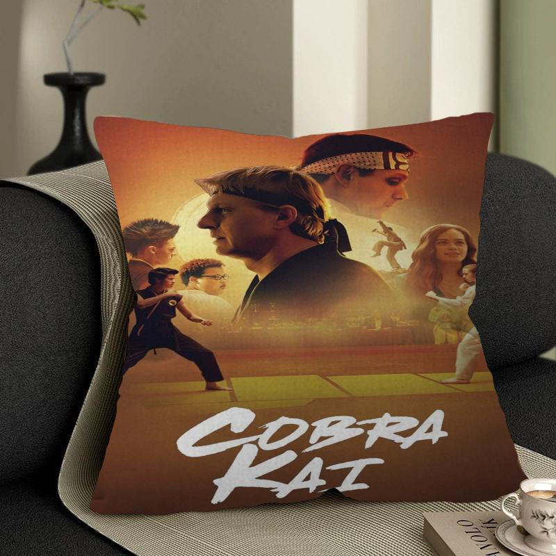 Action Tv C-Cobra K-Kai Cushion Cover Car Throw Pillow Case For Sofa Car Christmas Gift 40X40Cm 45X45Cm