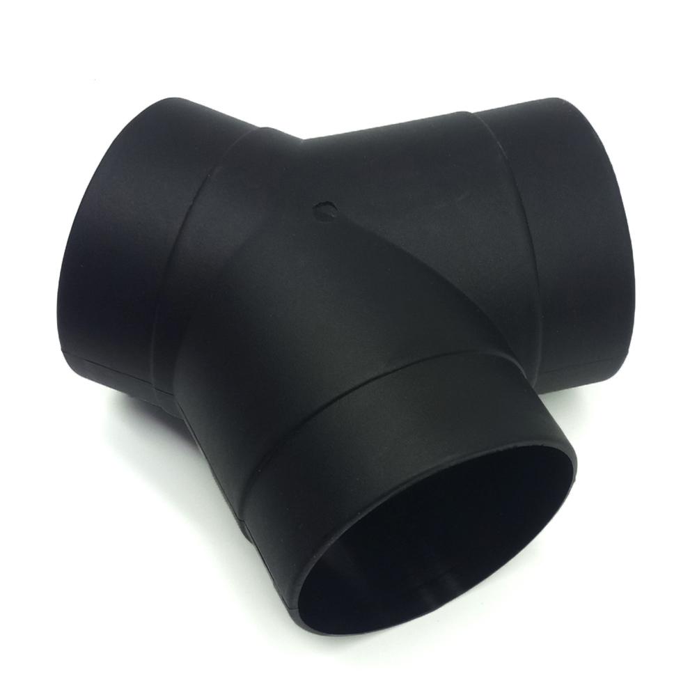 75mm Air Vent Ducting Y Piece Elbow Pipe Outlet Exhaust Connector For Eberspaecher Air For Diesel Parking Heater