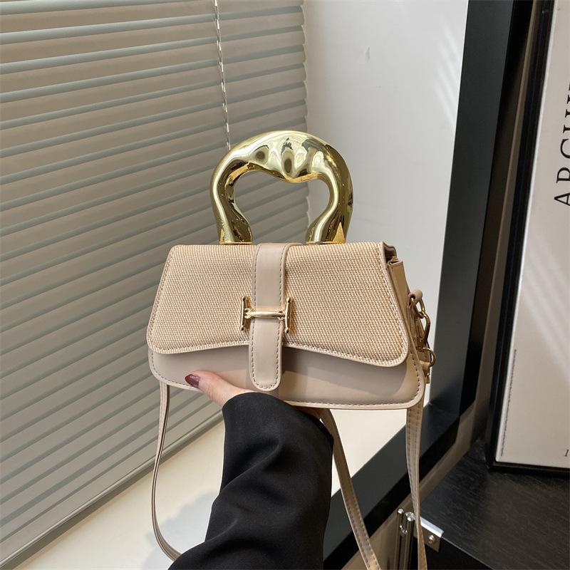 New summer women's premium texture handbag trendy design messenger bag shoulder bag