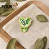 Sophisticated Coat Accessory Bouquet Brooch Pin for Women, Enamel Romantic Flower Jewelry, Durable Women Zinc Alloy Floral Lapel Coats Dresses