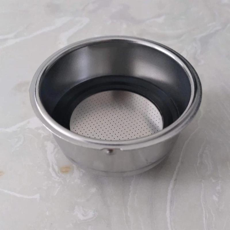 51 mm 54 mm 58 mm Nerezový košík na kávový filtr Miska na kávový prášek Kávová rukojeť Bezodpádová Univerzální miska na kávový prášek