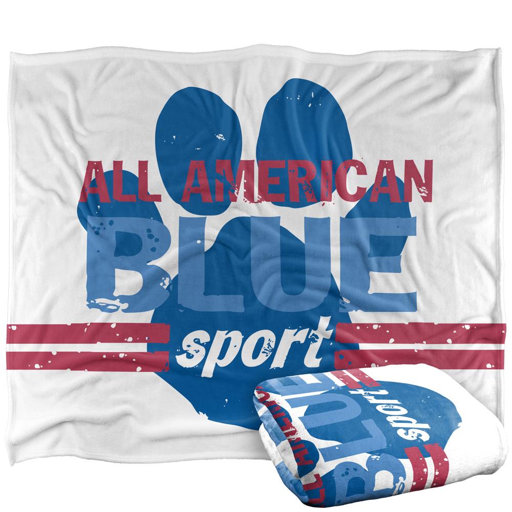 Blue's Clues All American Blue Sport Silky Supersoft Blanket