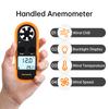 Smgda Digital Anemometer with Wind Speed and 5 Wind Speed Yellow Direction, 0-30m/s, Units, Backlight,