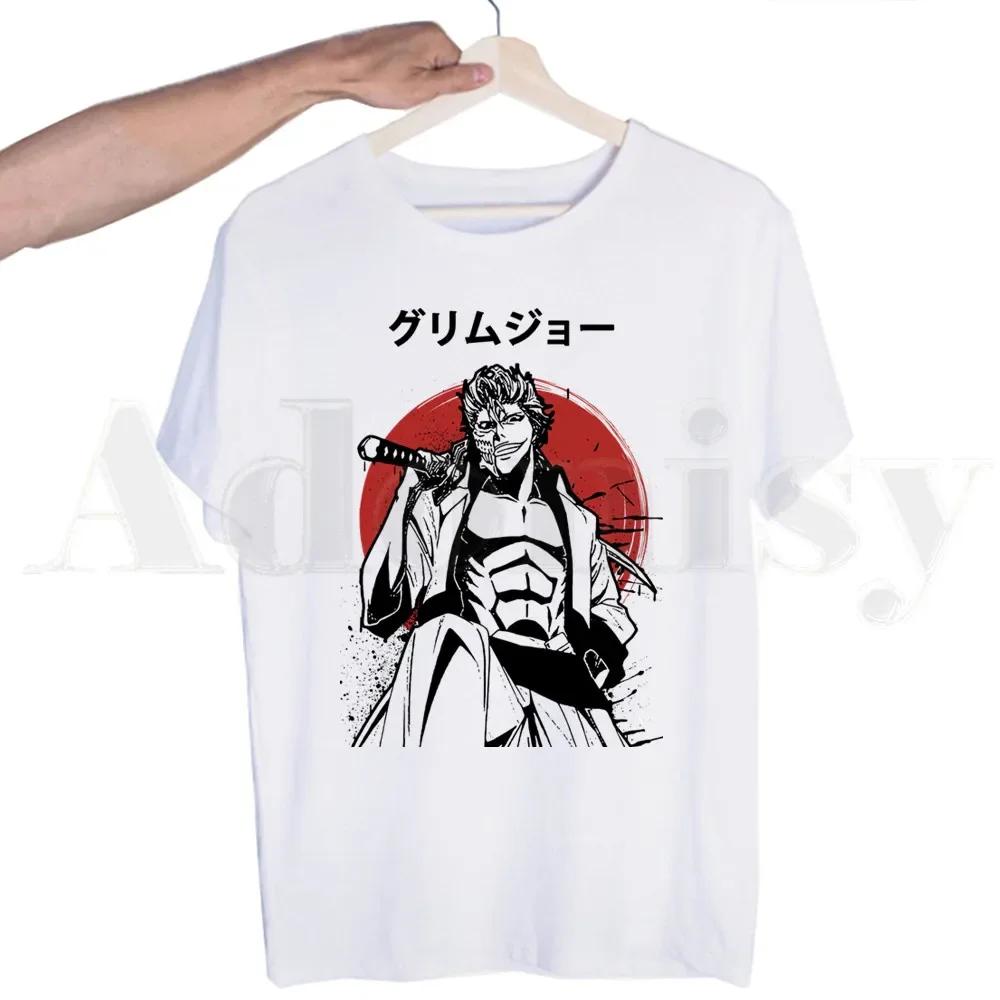 BLEACH Japanese Anime Unisexga Ichigo Kuchiki Byakuya Tshirts  Unisex Fashion Summer T-shirts Tshirt Top Tees Streetwear Harajuku Funny Shirt
