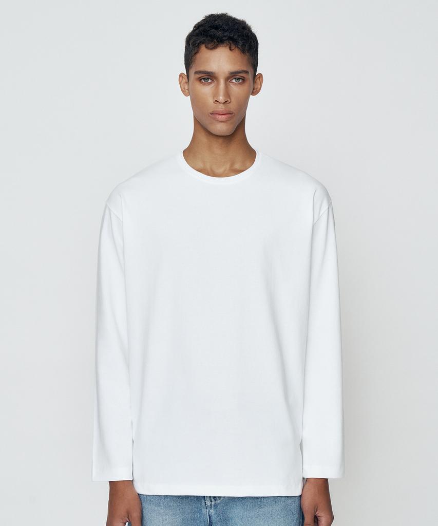 SUARE Unisex 365 Long Sleeve T-Shirt White