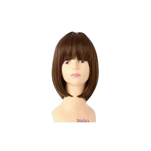 All Wig More Silky Bob Heat Resistant Maroon Brown