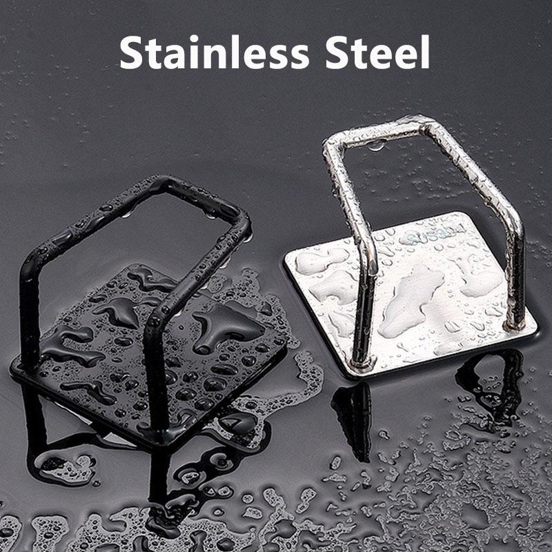 Suport pentru burete din oțel inoxidabil Cârlig de perete de bucătărie Suport de perete Organizator de bucătărie