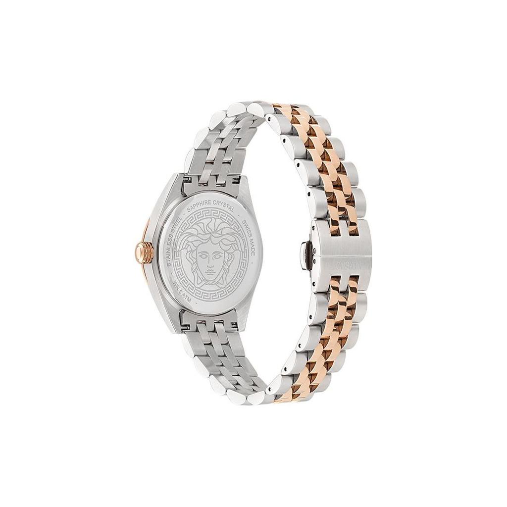 Versace V Code Bracelet Watch Two Tone Unisex Watches Multi-Color VE8I00524