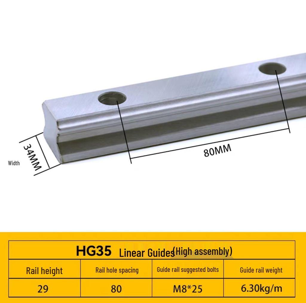 HIWIN Interchangeable Linear Guideway Block for HGH/EGH/CA Series (Sizes 15-30)