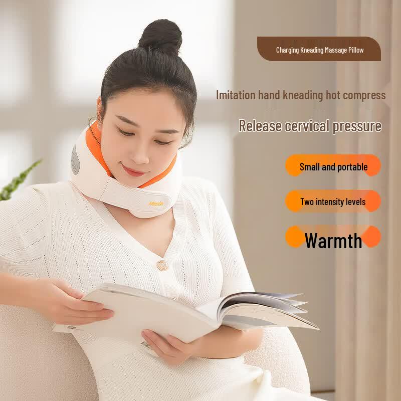 Misida Rechargeable 3D Kneading Neck Massage Pillow CN plug (adapter included)