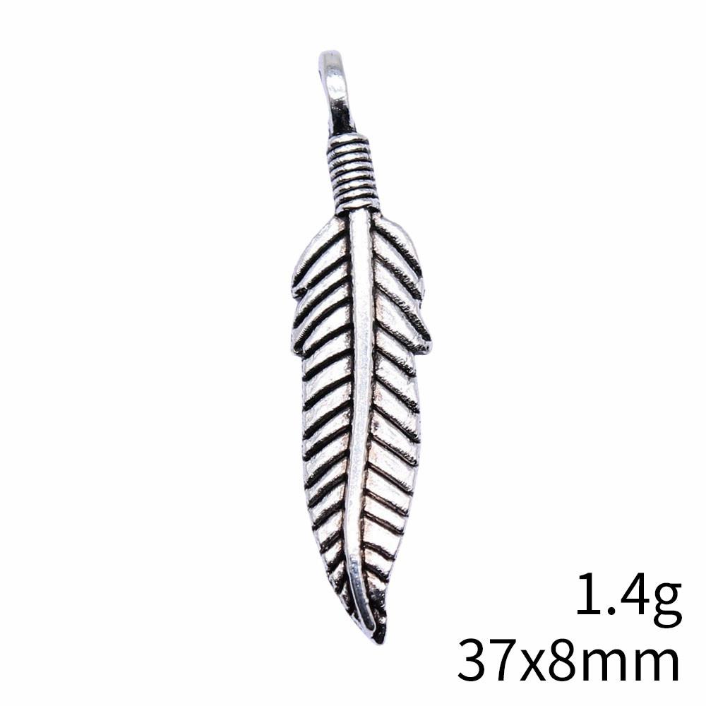 NewArrivals Charms Jewerly Making Feathers Leaf Charms Pendant Ornaments For Home Car Pendant