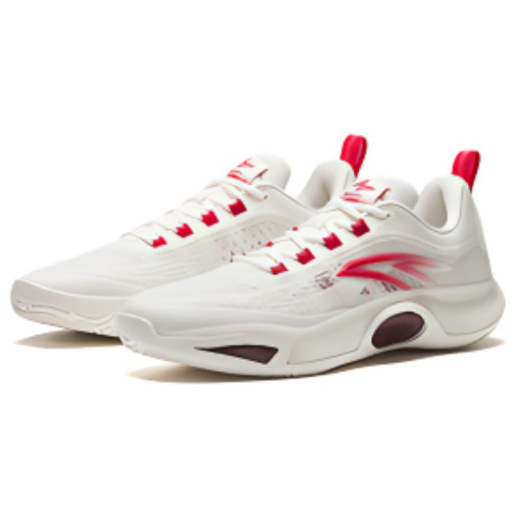 Anta Fong Mang 2 Shock Absorption Non-Slip Wear-Resistant Low-Top Basketball Shoes Men sneaker Fiery-Red 112531604Q-1