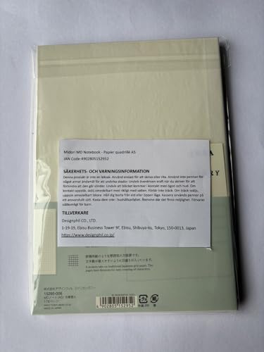 Midori Notebook MD Notebook A5 Grid 15003006