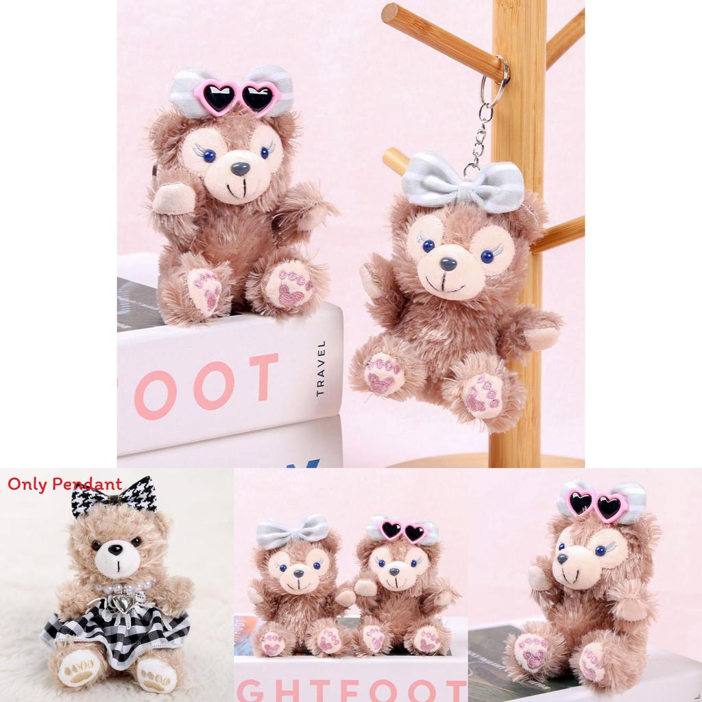 Cute Shelliemay Sitting Position Sunglasses Plush Toy Doll Pendant Keychain For Bag Decoration And Collectors Gift