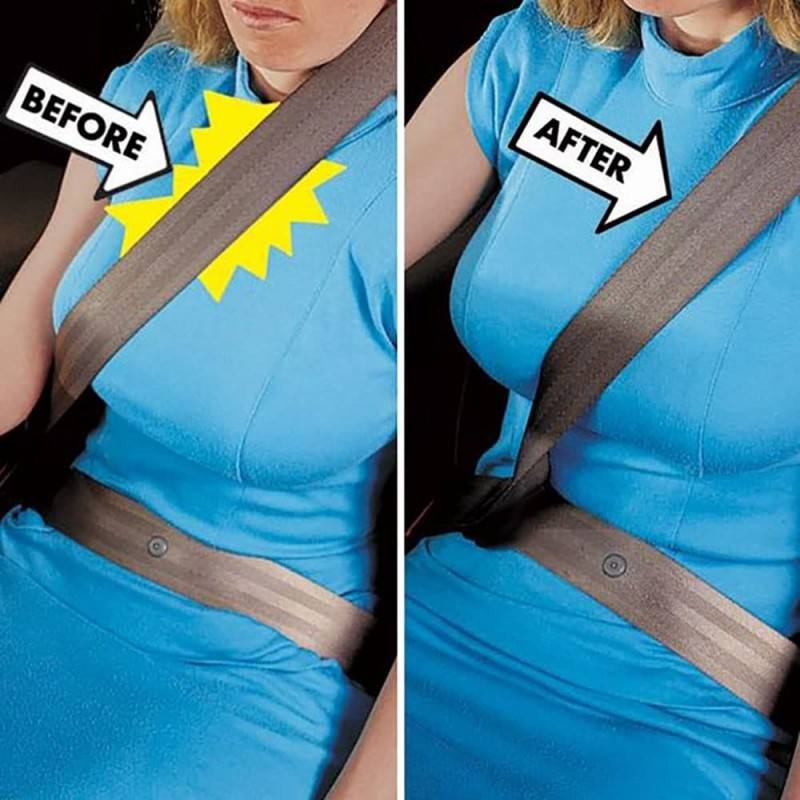 Plastic Car Safety Seat Belt Adjuster Anti-Neck Belt Positioner Stopper Children Shoulder Guard Buckle Safety Seat Belt Cover