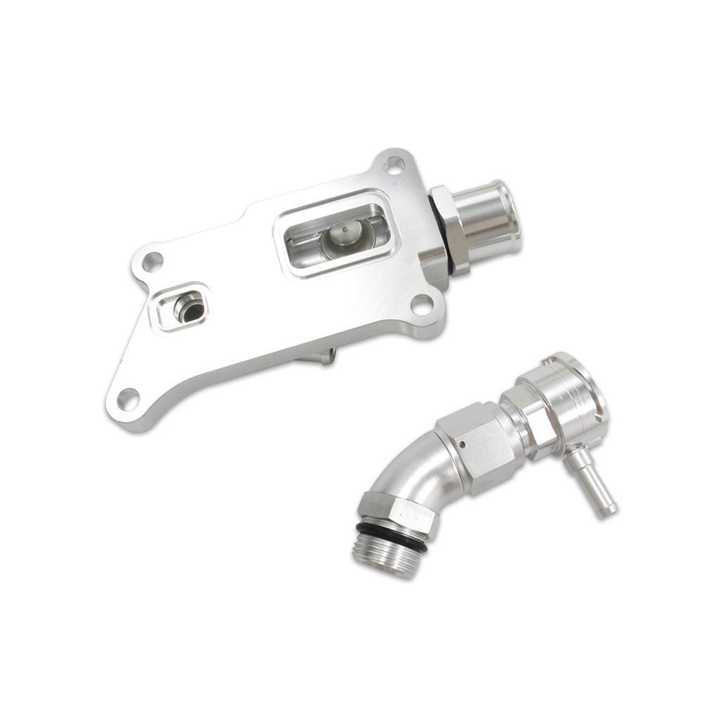 Fit For K20Z3 & K24 Head Upper Coolant Housing W Straight Elbow Filler Neck Hose