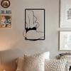 Modern Metal Wall Art Female Line Drawing Home Decor Abstract Contemporary