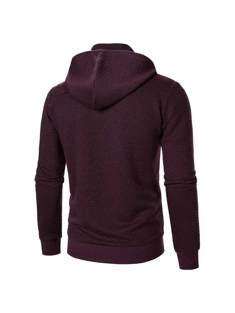 Men's Trendy Loose Stand Collar Hoodie Sports Top